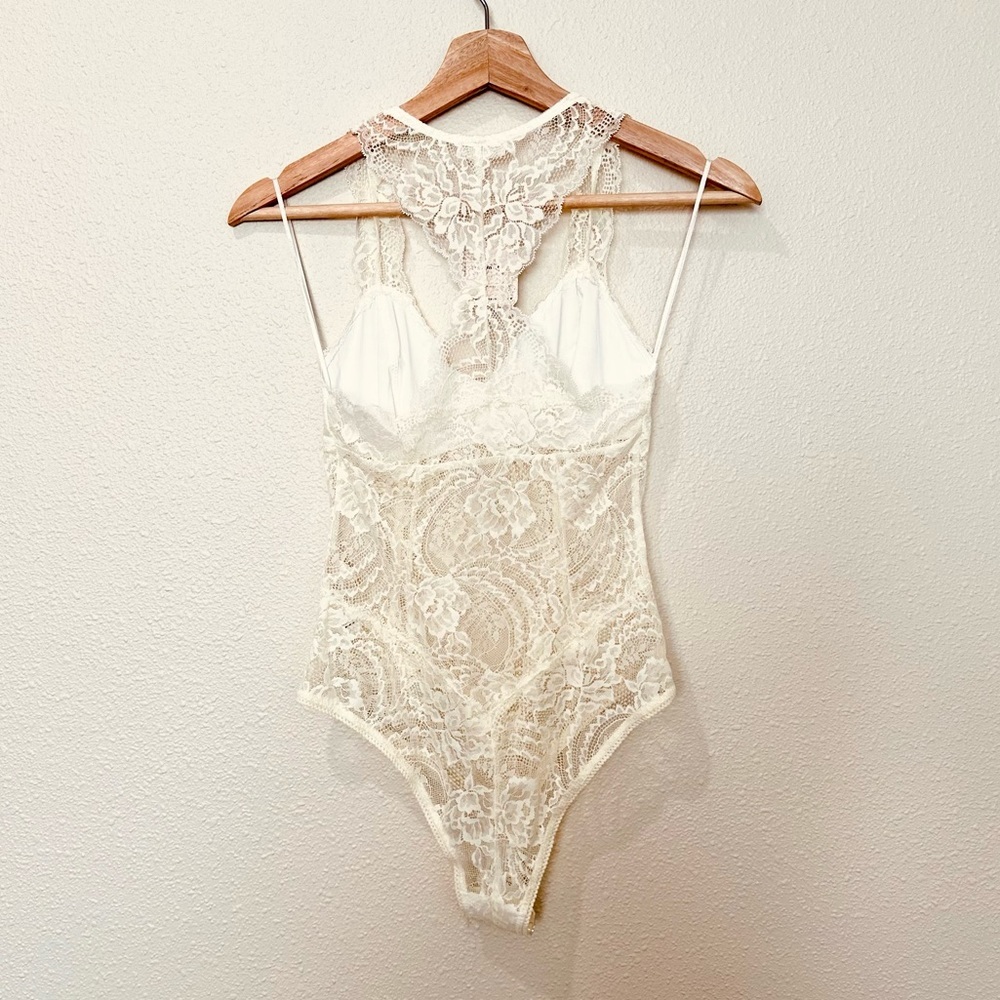 NWT Intimately Free People Midnight Hour Lace Bodysuit - Picture 3 of 4